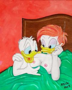 Donald's first time   30 x 24 cm
